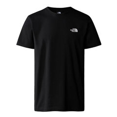 M s/s simple dome tee the north face nf0a87ngjk3 vīriešiem juoda men's black NF0A87NGJK3 цена и информация | Мужские футболки | kaup24.ee