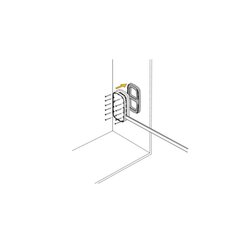 Emuca, Pantograph Sling - проставка белого цвета цена и информация | Другие принадлежности для мебели | kaup24.ee