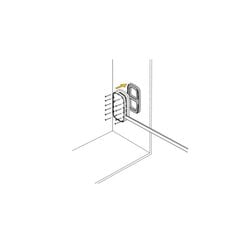 Emuca, Pantograph Sling - проставка цвета титана цена и информация | Другие принадлежности для мебели | kaup24.ee