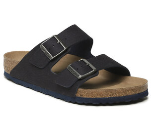 Arizona syn regular birkenstock 1023116 moterims tamsiai melyna women's navy 1023116 цена и информация | Мужские шлепанцы, босоножки | kaup24.ee