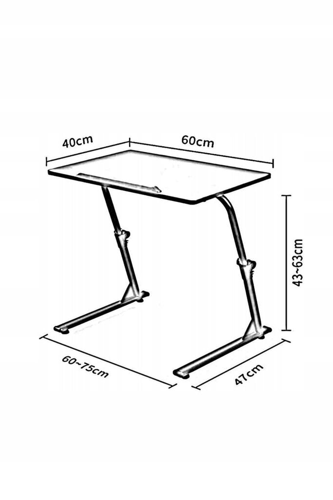 Kokkupandav arvutilaud sülearvuti ja tahvelarvuti jaoks цена и информация | Arvutilauad, kirjutuslauad | kaup24.ee