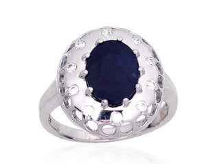 Серебряное кольцо с сапфиром "Венус V" из серебра 925 пробы DS01G751 цена и информация | Кольцо | kaup24.ee