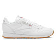 Classic leather reebok 100008491 vīriešiem balta meestele valge 100008491 hind ja info | Spordi- ja vabaajajalatsid meestele | kaup24.ee