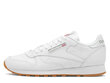 Classic leather reebok 100008491 vīriešiem balta meestele valge 100008491 hind ja info | Spordi- ja vabaajajalatsid meestele | kaup24.ee