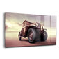 Karastatud klaasist pilt Auto vintage stiilis, 100x50 cm hind ja info | Seinapildid | kaup24.ee