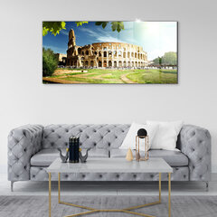 Karastatud klaasist pilt Rooma Colosseum, 100x50 cm цена и информация | Картины, живопись | kaup24.ee