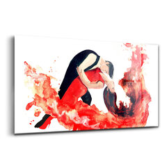 Karastatud klaasist pilt Sensuaalne tango täis emotsioone, 100x50 cm цена и информация | Картины, живопись | kaup24.ee