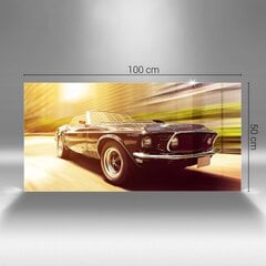 Klassikaline auto sõidu ajal, 100x50 cm цена и информация | Картины, живопись | kaup24.ee