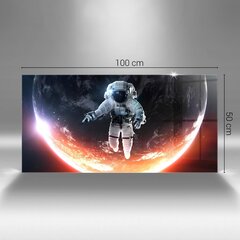 Astronaut kosmoses, 100x50 cm цена и информация | Картины, живопись | kaup24.ee