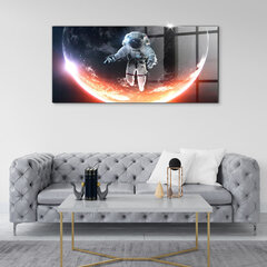 Astronaut kosmoses, 100x50 cm цена и информация | Картины, живопись | kaup24.ee