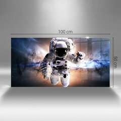 Astronaut kosmoses, 100x50 cm цена и информация | Картины, живопись | kaup24.ee