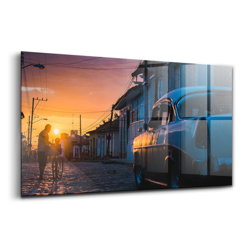 Sunset Vana auto, 100x50 cm hind ja info | Seinapildid | kaup24.ee