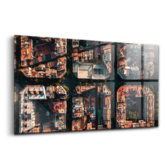 Barcelona geomeetriline linn, 100x50 cm цена и информация | Картины, живопись | kaup24.ee