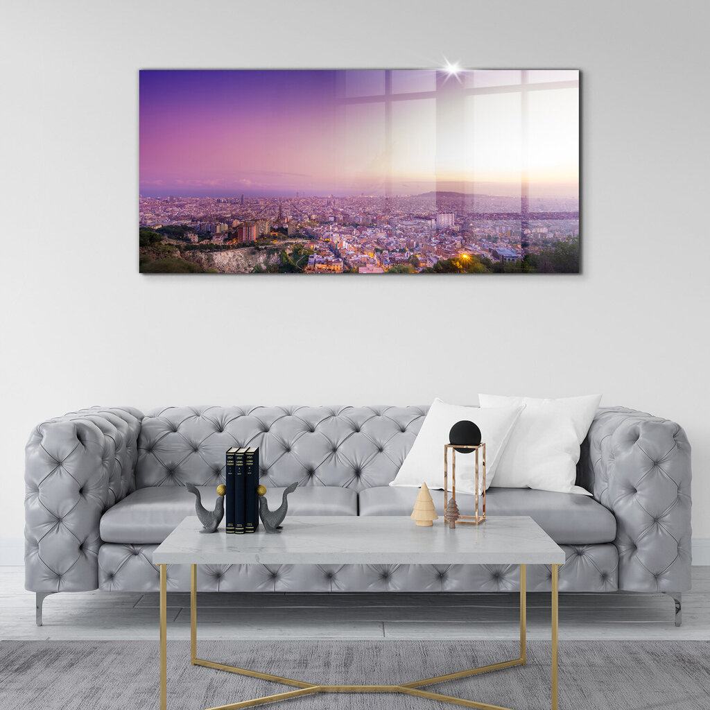 Barcelona punkrid El Carmel, 100x50 cm hind ja info | Seinapildid | kaup24.ee