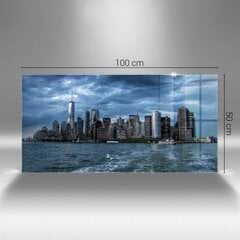 New Yorgi panoraam, 100x50 cm цена и информация | Картины, живопись | kaup24.ee