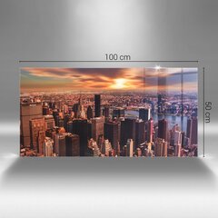 Panoraam New Yorgi lääneosa linnast, 100x50 cm цена и информация | Картины, живопись | kaup24.ee