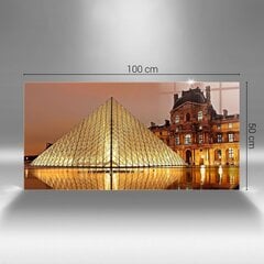 Louvre'i muuseum Pariisis, 100x50 cm цена и информация | Картины, живопись | kaup24.ee