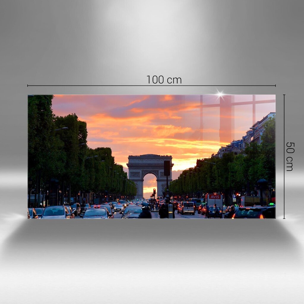 Arc De Triomphe West Street, 100x50 cm hind ja info | Seinapildid | kaup24.ee