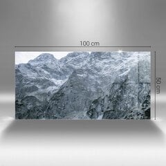 Morskie Oko talvel Tatra mägedes, 100x50 cm цена и информация | Картины, живопись | kaup24.ee