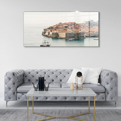 Purjelaev Dubrovnikus, 100x50 cm hind ja info | Seinapildid | kaup24.ee