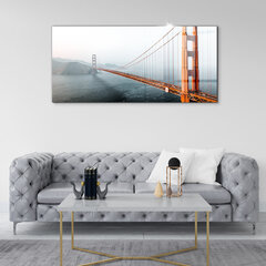 Golden Gate'i sild San Franciscos, 100x50 cm hind ja info | Seinapildid | kaup24.ee