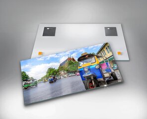 Tuk tuk takso Bangkokis, 100x50 cm цена и информация | Картины, живопись | kaup24.ee