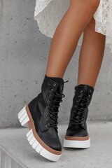 Женские ботинки на платформе Yakima Black 36 JH21-20 BLACK 36 цена и информация | Женские сапоги | kaup24.ee