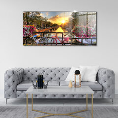 Päikesetõus Amsterdami kohal, 140x70 cm цена и информация | Картины, живопись | kaup24.ee