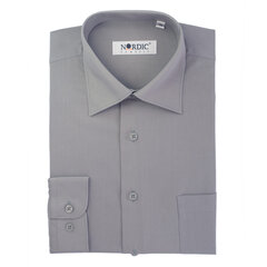 Рубашка для мужчин Nordic, серая цена и информация | Мужские рубашки | kaup24.ee