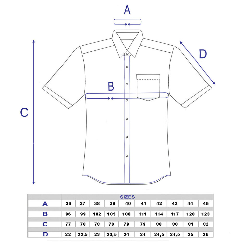 Meeste särgid NORDIC, Slim fit - Lühikeste varrukatega 1124FK-45 hind ja info | Meeste särgid ja triiksärgid | kaup24.ee