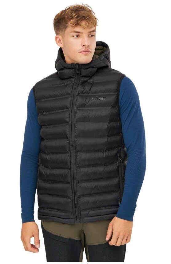 Vest Alpinus Artos, L, must цена и информация | Meeste vestid | kaup24.ee