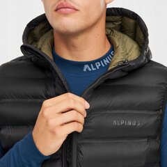 Vest Alpinus Artos, L, must hind ja info | Meeste vestid | kaup24.ee