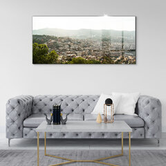 Barcelona panoraam Montjuicile, 140x70 cm hind ja info | Seinapildid | kaup24.ee