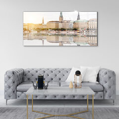 Hamburgi jõgi Saksamaa, 140x70 cm hind ja info | Seinapildid | kaup24.ee