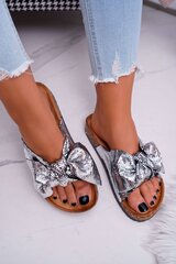 Женские шлепанцы Wendy Metallic Silver 37 JJG20-01 37 цена и информация | Шлепанцы, тапочки для женщин | kaup24.ee