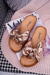 Женские шлепанцы Wendy Flip Flops Rhythmic Gold 36 JJG20-02 36, золотые цена и информация | Шлепанцы, тапочки для женщин | kaup24.ee