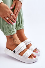 Шлепанцы Lirell White Foam Flip Flops 36/37 PD7809-2 WHITE 36/37 цена и информация | Шлепанцы, тапочки для женщин | kaup24.ee