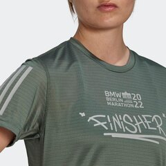 Женская футболка Adidas, зелёная цена и информация | Женские футболки | kaup24.ee