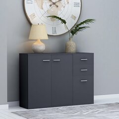 vidaXL puhvetkapp, hall 105 x 30 x 75 cm, puitlaastplaat цена и информация | Шкафчики в гостиную | kaup24.ee