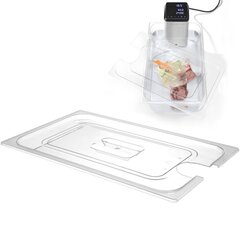 Polükarbonaadist kaas väljalõikega Sous-Vide jaoks GN 1/2 mahutitele - Hendi 864234 цена и информация | Столовые и кухонные приборы | kaup24.ee