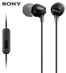 Sony MDR-EX15 Black цена и информация | Наушники | kaup24.ee