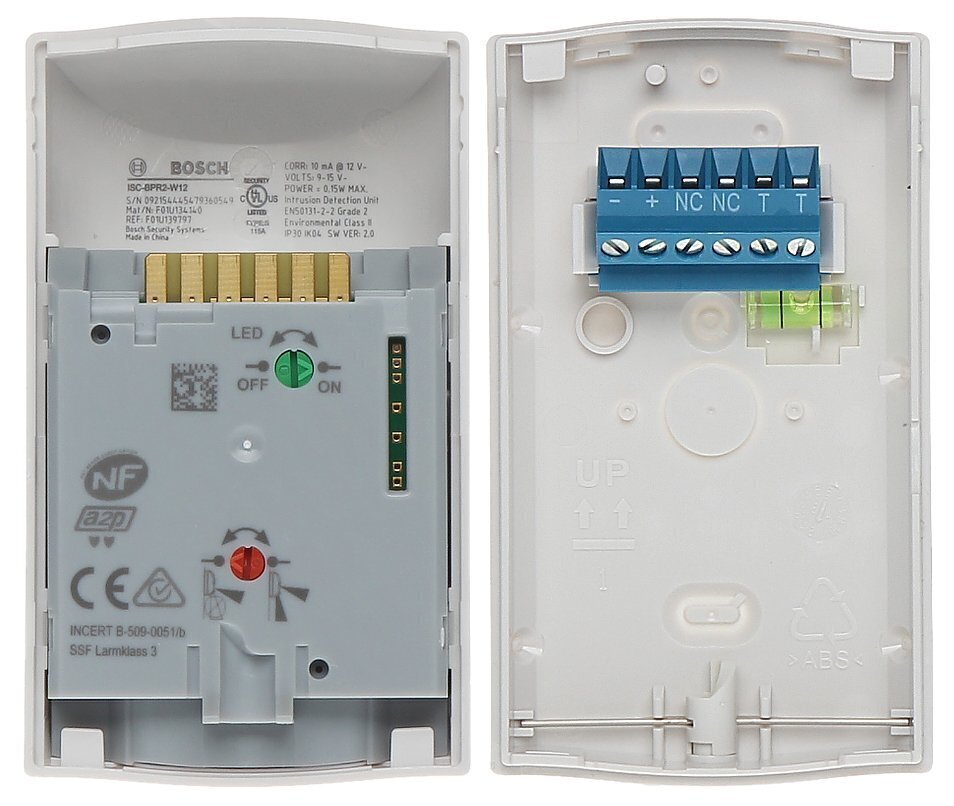 Pir andurR ISC-BPR2-W12 Bosch hind ja info | Valvesüsteemid, kontrollerid | kaup24.ee