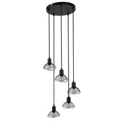 Activejet AJE-HOLLY 8 BLACK ceiling lamp цена и информация | Люстры | kaup24.ee