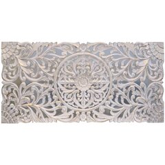 Изголовье кровати DKD Home Decor MDF Белый (180 x 4 x 90 cm) цена и информация | Кровати | kaup24.ee