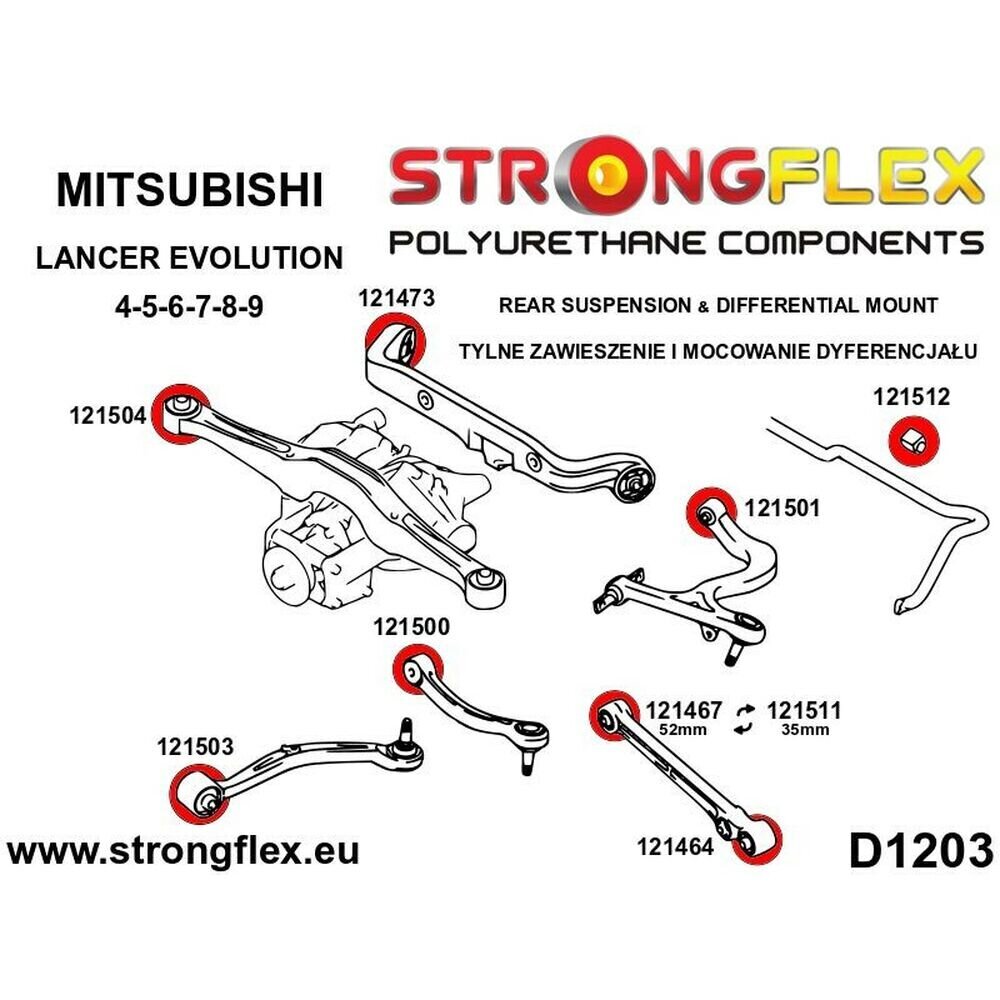 Silentblock Strongflex STF126144B hind ja info | Lisaseadmed | kaup24.ee