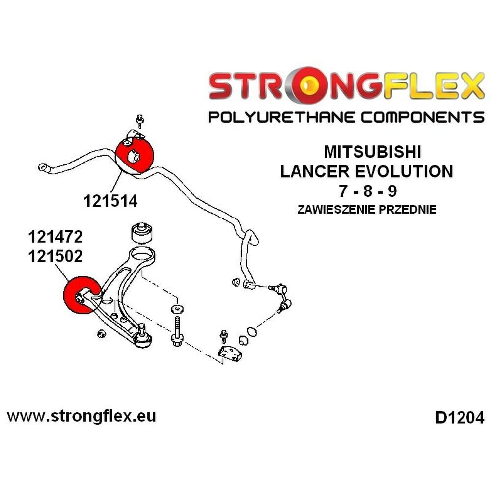 Silentblock Strongflex STF126144B hind ja info | Lisaseadmed | kaup24.ee