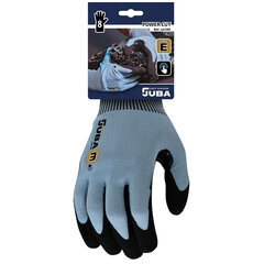 Рабочие перчатки JUBA K-Rock Чёрный Синий Сенсорная панель волокно нитрил цена и информация | Рабочие перчатки | kaup24.ee