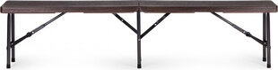 Modernhome Catering table 180cm + 2 benches banquet set hind ja info | Aiamööbli komplektid | kaup24.ee