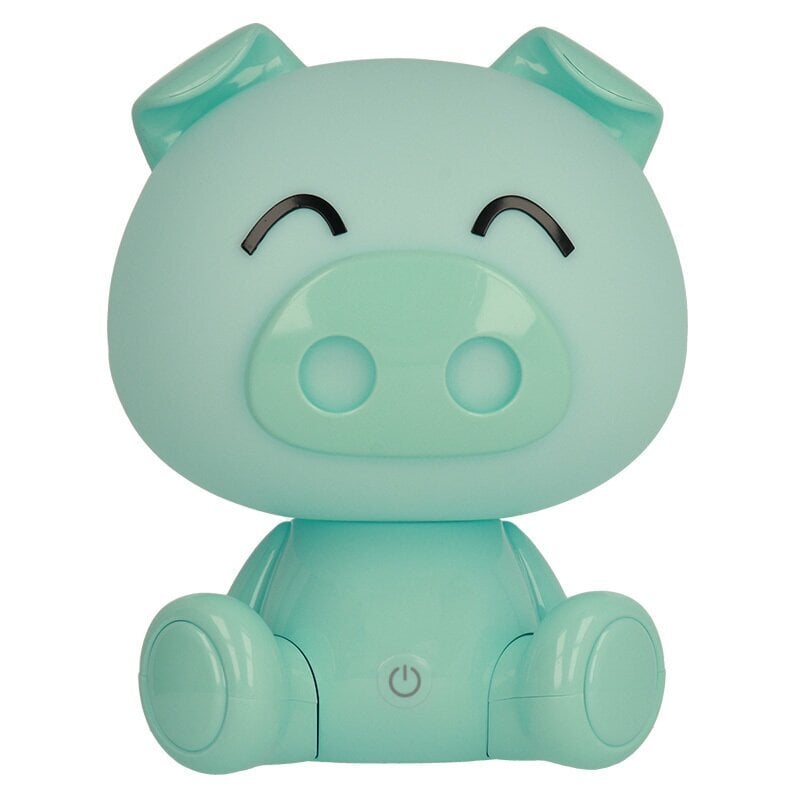 Night lamp MD86117 Piglet blue цена и информация | Laualambid | kaup24.ee