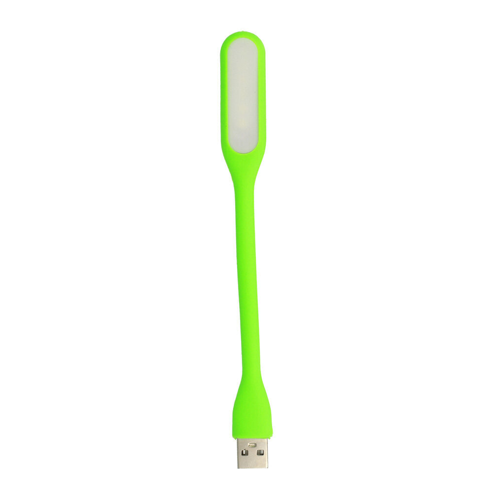 Mini LED Lamp Silicone USB Green hind ja info | Laualambid | kaup24.ee